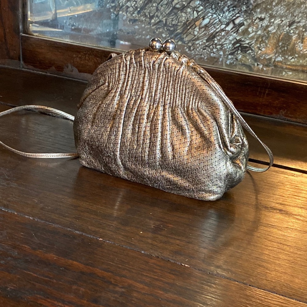 Gold Leather Purse